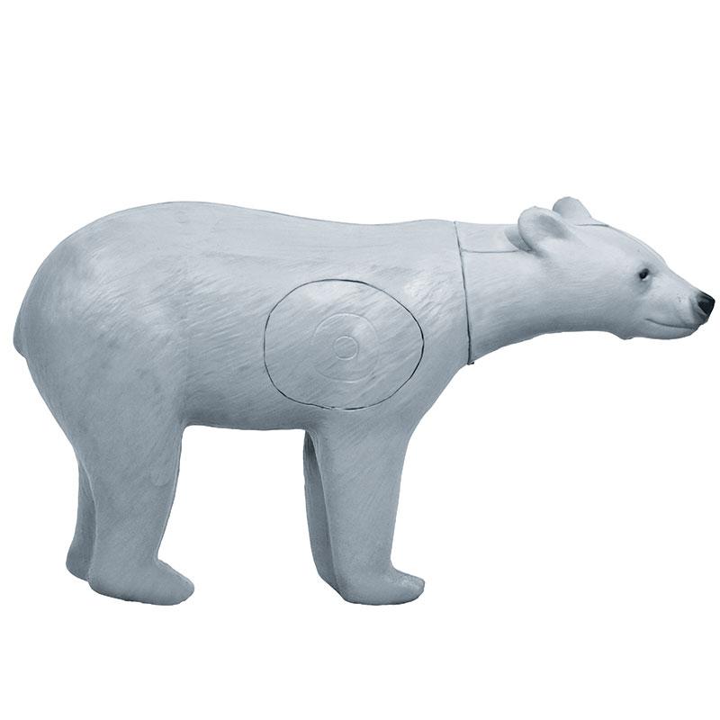 BIGshot Real Wild 3D Walking Bear White Archery Target with EZ Pull Fo ...