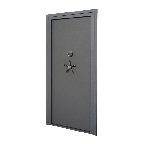 SnapSafe® 75421 Premium 36-Inch Vault Door – Matte Dark Gray