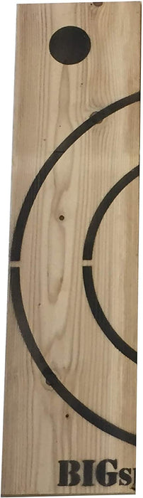 BIGshot Wooden Axe Throwing Target with Bottle Opener