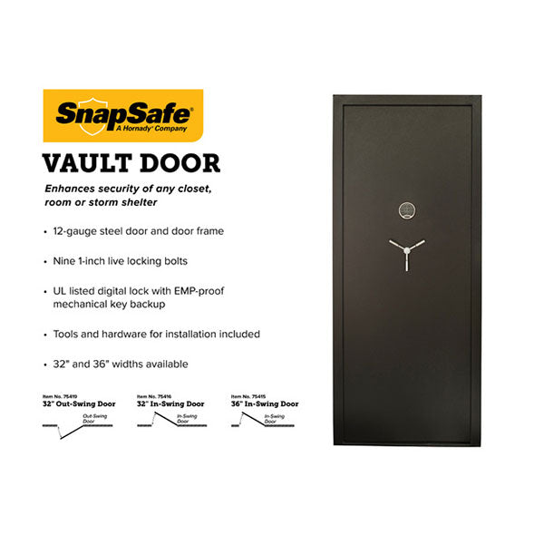 SnapSafe® Vault Doors