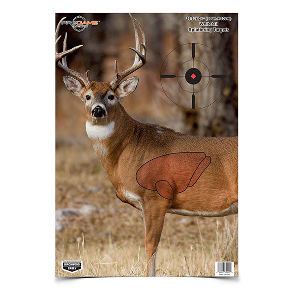 Birchwood Casey Pregame 16.5X24 Whitetail Deer Target